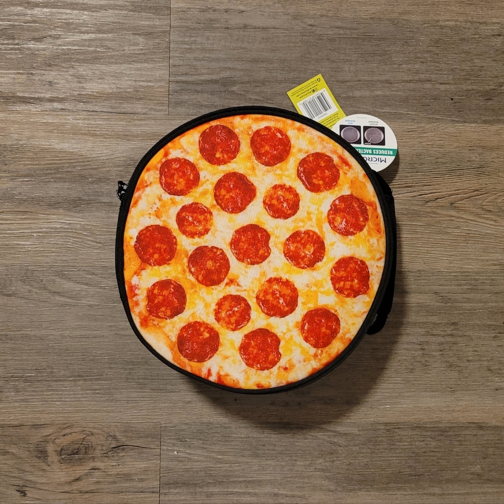 Arctic Zone Pepperoni Pizza Insulated Thermal Lunchbox with Microban technology